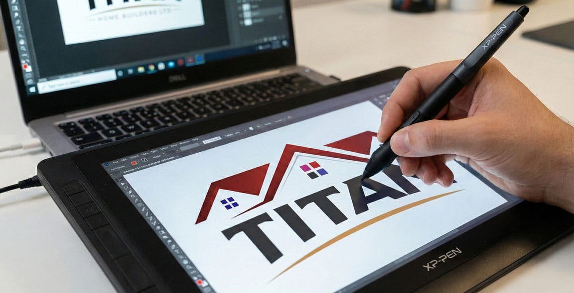 Professionally drawing a logo on Adobe Illustrator for client in Belize